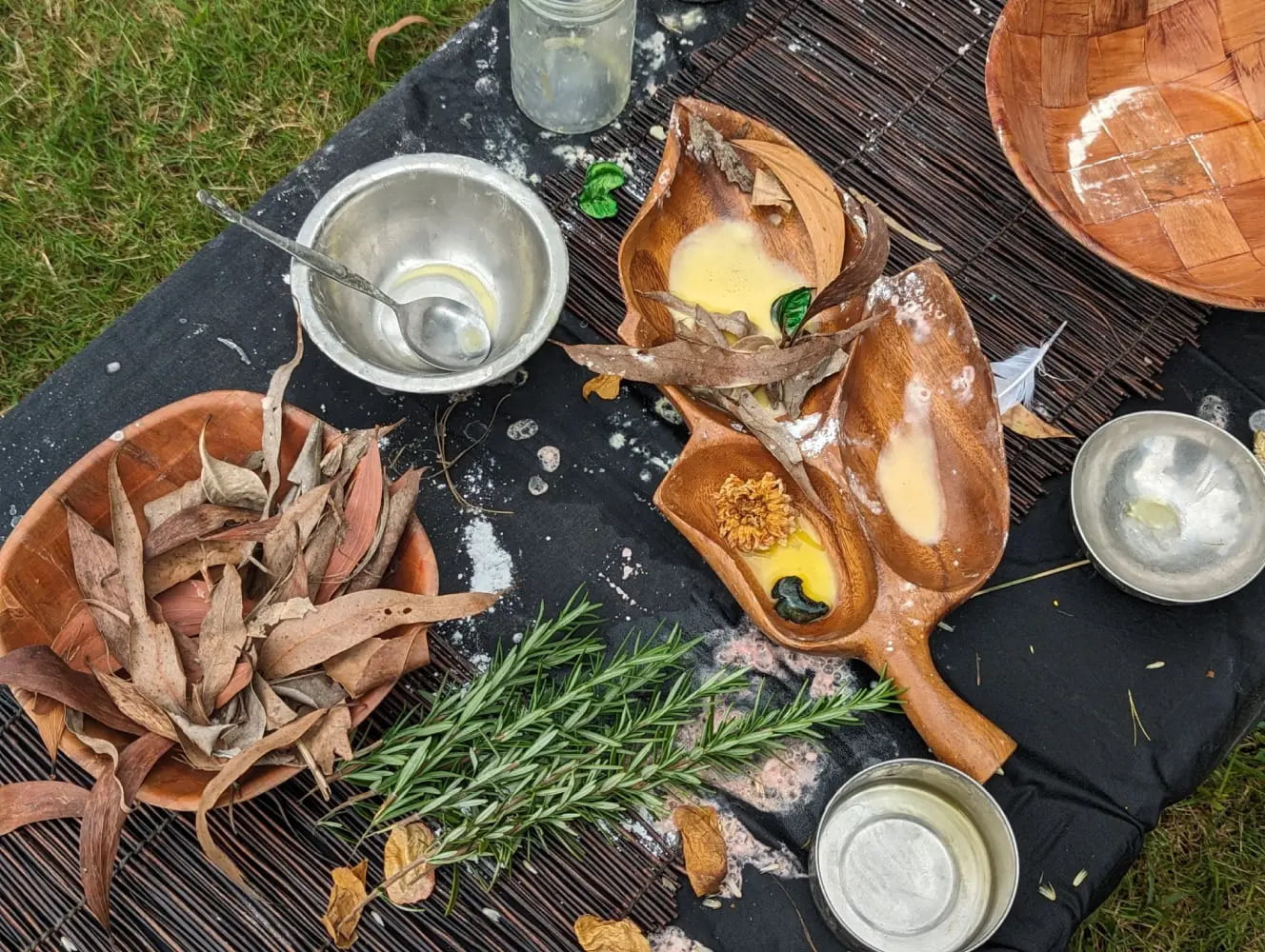 Mud Kitchen Setup