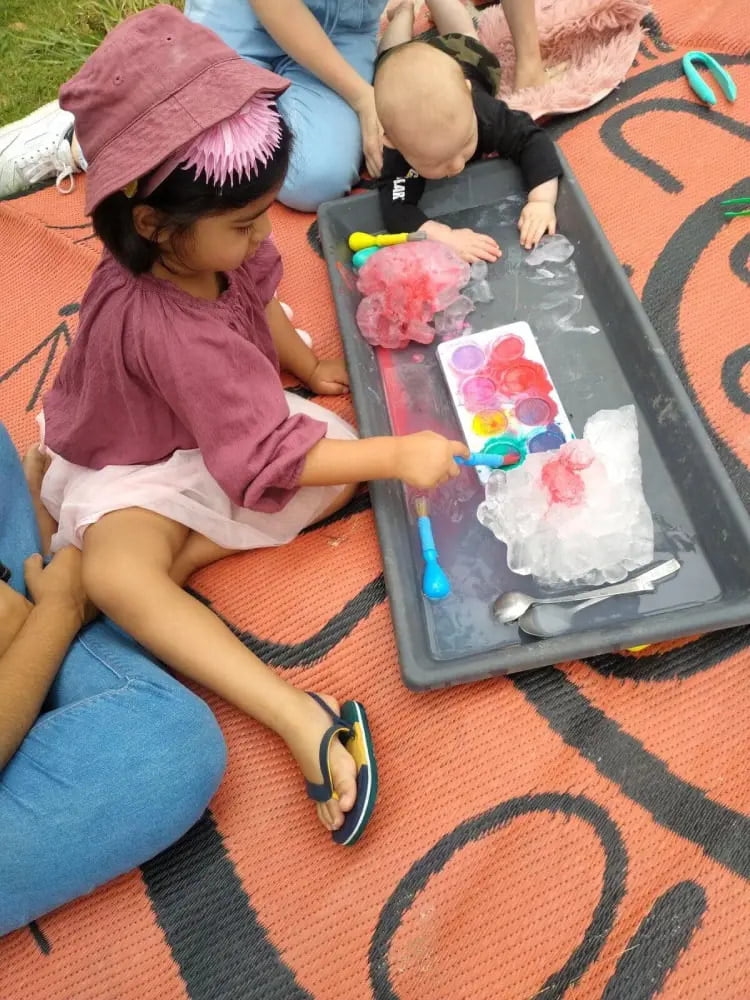 Painting and Sensory Play