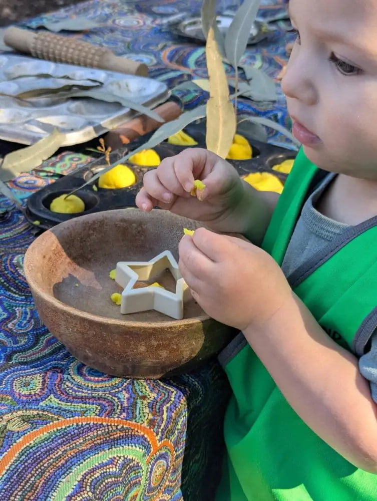 Sensory Play with Playdough